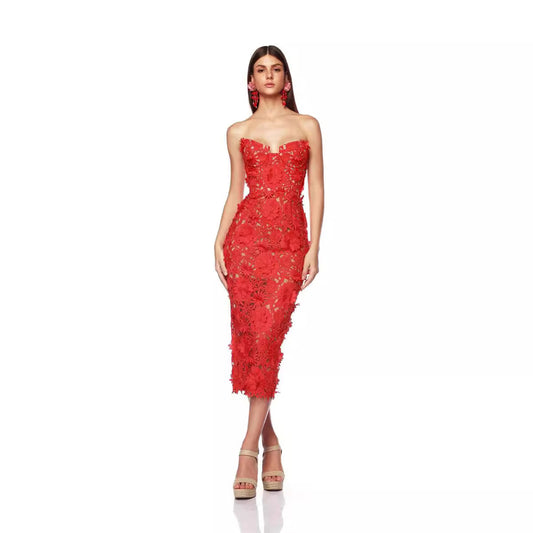 Women's Fashion Summer Lace Banquet Dress